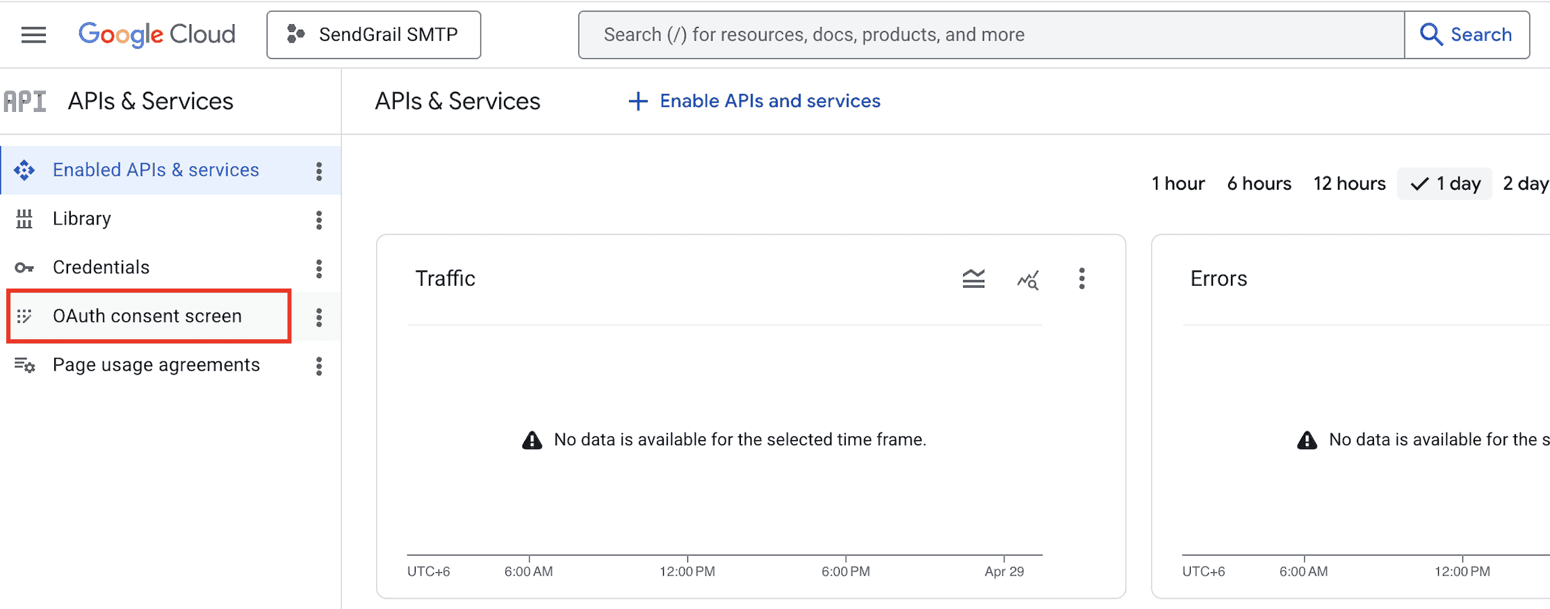 APIs & Services → OAuth consent screen