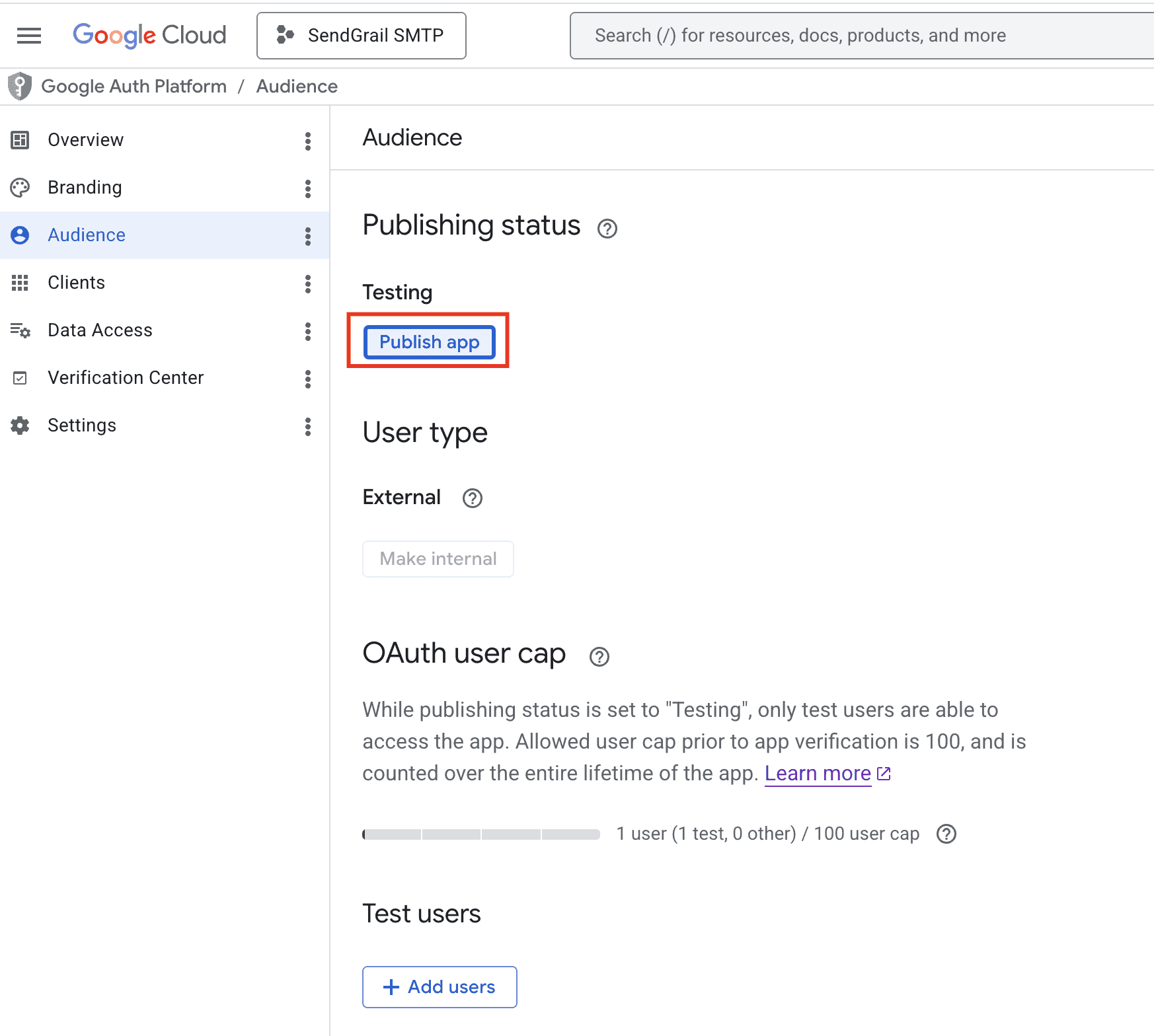 Publish app to remove the 7-day token expiry