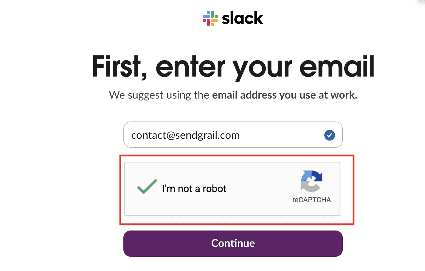 CAPTCHA → I'm not a robot